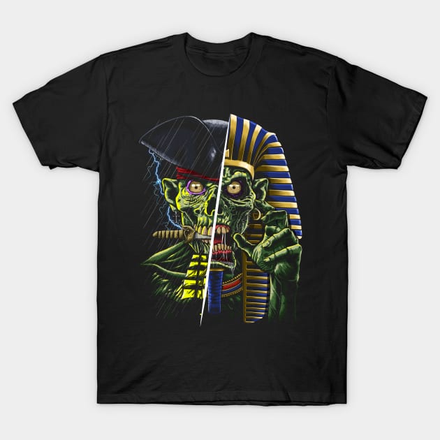 Egyptian pirate zombie T-Shirt by albertocubatas